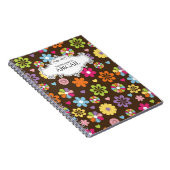 Aangepaste, op spiraalvormige basis geplaatste not notitieboek (Rechterzijde)