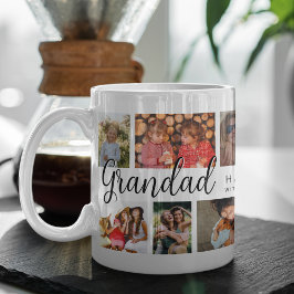 Aangepaste Opa 12 Foto Collage Koffie Koffiemok