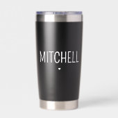 Aangepaste opa Est | Opa wordt nieuwe opa Geïsoleerde Drinkbeker (Achterkant)