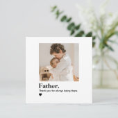 Aangepaste opa-fotokaart | vaderdag (Staand voorkant)