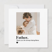 Aangepaste opa-fotokaart | vaderdag (Voorkant)