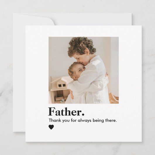 Aangepaste opa-fotokaart | vaderdag (Voorkant)