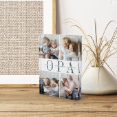 Aangepaste Opa-kleinkinderen Fotoblokken