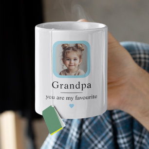 Aangepaste opa Mok   "Jij bent mijn favoriete cade
