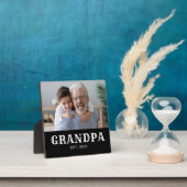 Aangepaste Opa Opgericht Vet Typografie Foto Fotoplaat (Insitu)
