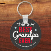 Aangepaste opa voor beste opa sleutelhanger (Voorkant)