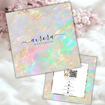 Aangepaste Opal Glow Gold Accent