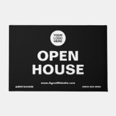 Aangepaste OPEN SLANG Deurmat (Voorkant)