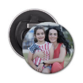 Aangepaste opening voor je eigen fotoknoopflesopen button flesopener (Voorkant)