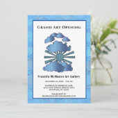 Aangepaste openingsgebeurtenis voor bedrijven kaart (Staand voorkant)