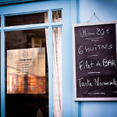 Aangepaste openingstijden Venster Cling Raamsticker