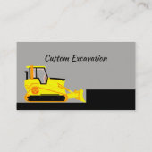 Aangepaste opgraving graven Aangepast Visitekaartj Visitekaartje (Achterkant)