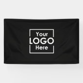 Aangepaste opknoping Banner Sign Business Logo Zwa (Horizontaal)