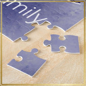 Aangepaste opknoping kerstballen donkerblauw - legpuzzel