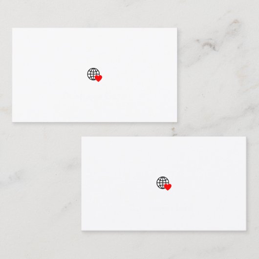 Aangepaste oproepkaarten | Gepersonaliseerd & leuk Contactkaartje (Voorkant / Achterkant)