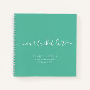 Aangepaste opsomming voor onze Bucket-lijst Notitieboek