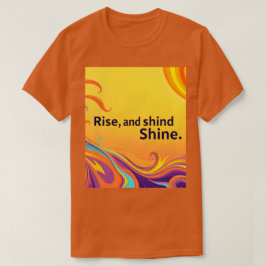 Aangepaste Opstaan Schitteren Citaat T-shirt