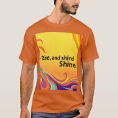 Aangepaste Opstaan Schitteren Citaat T-shirt (Voorkant)