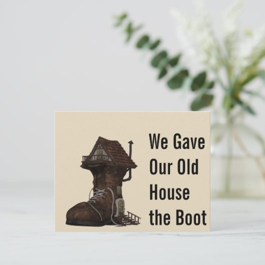 Aangepaste opstartversie van Funny Moving kondigin Kaart (Staand voorkant)