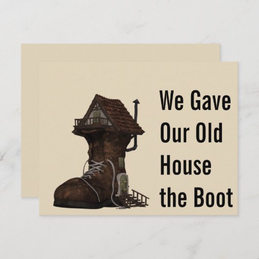 Aangepaste opstartversie van Funny Moving kondigin Kaart (Voorkant / Achterkant)