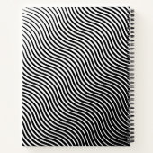 Aangepaste optische golven notitieboek (Achterkant)