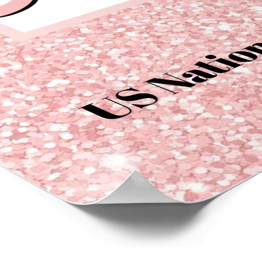 Aangepaste optocht deur banner Poster (Hoek)