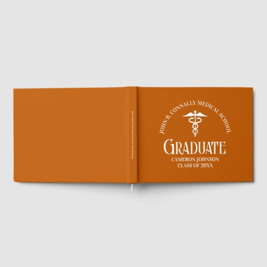 Aangepaste Oranje medische school afstudeerfeest Gastenboek (Volledig)
