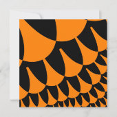 Aangepaste Oranje oproep voor zwarte schalen Kaart (Voorkant)