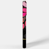 Aangepaste Oranje roze zwarte Gold iPhone-tas Case-Mate iPhone Case (Achterkant / Rechts)