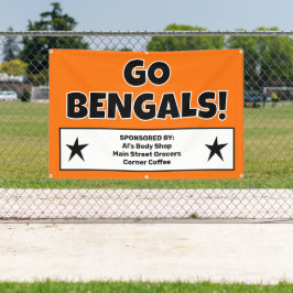 Aangepaste Oranje Sport Team Banner