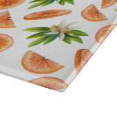 Aangepaste Oranje Waterverf, keuken Snijplank (Hoek)