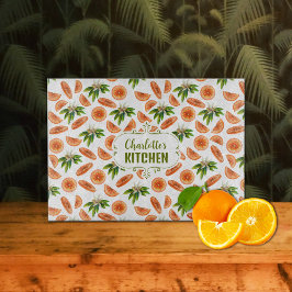 Aangepaste Oranje Waterverf, keuken Snijplank