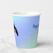 Aangepaste orca Killer Whale Birthday Papieren Bekers (Links)