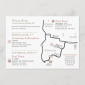 AANGEPASTE ORDE - trouwkaart Informatiekaartje (Voorkant)