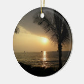 Aangepaste organisatie voor Tropische Vakantie Keramisch Ornament (Links)