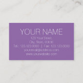 Aangepaste, organische appelappelsoorten, Visiteka Visitekaartje (Achterkant)