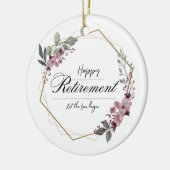 Aangepaste Ornament Design voor Pensioengeschenk (Links)