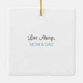 Aangepaste Ornament Waterverf Dancer Ballet (Achterkant)