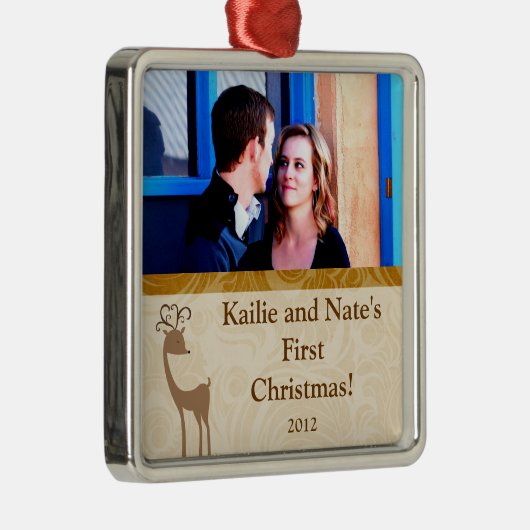 Aangepaste Ornamenten Elegant Reindeer Gol (Rechts)