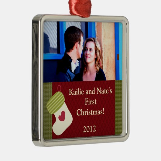 Aangepaste Ornamenten Groen / Witte Christus (Rechts)