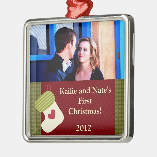 Aangepaste Ornamenten Groen / Witte Christus (Links)