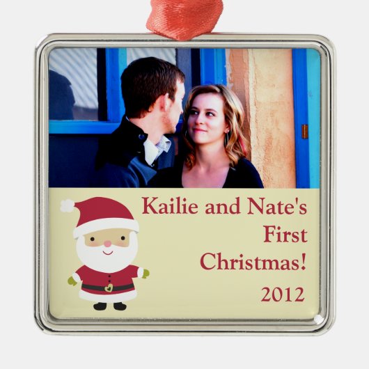 Aangepaste Ornamenten Jolly St.Nick (Voorkant)