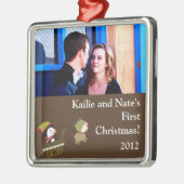 Aangepaste Ornamenten pinguïn / rendiertje C (Links)