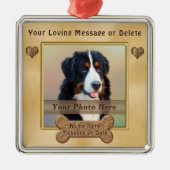 Aangepaste Ornamenten voor honden FOTO, TEKST of V (Voorkant)