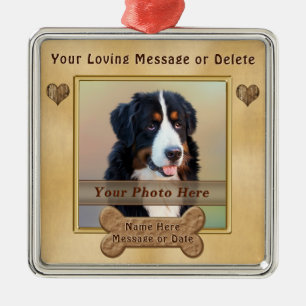 Aangepaste Ornamenten voor honden FOTO, TEKST of V