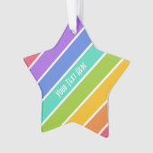 Aangepaste ornamenten voor regenboogkleuren (voorkant)