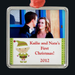 Aangepaste Ornamenten Winter Elf in Groen<br><div class="desc">Pas uw eigen kerstversiering aan met jouw naam en het jaar! Ideaal kerstcadeau voor elk familielid of vriend! We hebben een hele lijn gewijd aan dit ontwerp hier in onze Ziektehuis onder het *Winkel door WEDDING het menubusje van het COLLECTIE om uitnodigingen (5x7), de Etiketten van de Terugkeer, de Etiketten...</div>