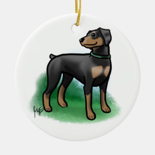 Aangepaste "Oscar"-versiering Keramisch Ornament (Voorkant)