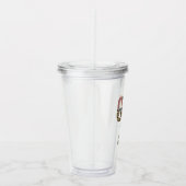 Aangepaste OTA Assistent-cadeaus voor beroepsmatig Acryl Drinkbeker (Rechts)