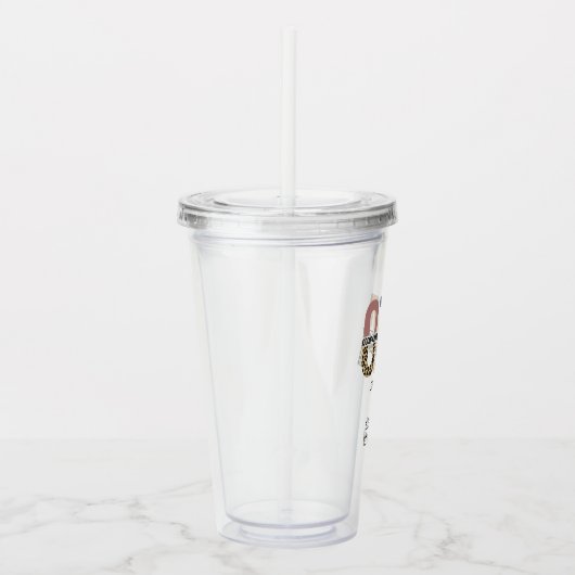 Aangepaste OTA Assistent-cadeaus voor beroepsmatig Acryl Drinkbeker (Rechts)